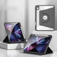 thumbnail image 1 of Detachable Rotation Case for iPad Pro 11 12.9 2022 Air 4 10.9 inch Air 5 Tablet Case for iPad Mini 6 10 gen 10.2 9th 8th Cover black for ipad Air 4 Air 5, 1 of 6