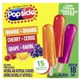 thumbnail image 1 of Popsicle Orange, Cerise & Raisin pops Glacés Faible en Sucre 18 x 48 ml, 1 of 7