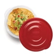 thumbnail image 4 of Rubbermaid TakeAlongs Serving Bowl Food Storage Containers, 1.4 L (6.2 Cup), Ruby Red, 3 Pack, 4 of 7