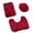 Wine, variant on 3-Piece Bathroom Carpet Set, Super Soft Non Slip Bathtub Mat, Absorbent Bath Mat for Bathroom, Plush Microfiber Rug Set for Home, Machine Washable Bathroom Floor Mat