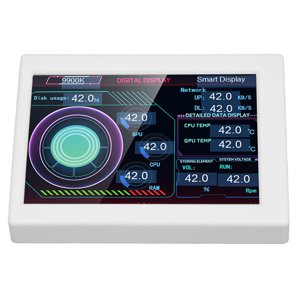 Moniteur informatique Temp 3.5 1 cm IPS Type C Éditeur de thème rotatif sans gradation CPU Moniteur de données pour le châssis de bureau