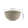 thumbnail image 3 of FHBVT Straw Bowl Sustainable Tableware Rice Bowl Eco-Friendly Dinnerware, Rounded Smooth Edges Easy to Clean, Ideal for Indoor Outdoor Meals Picnics Holiday Kitchen Decor Natural Dining Choice, 3 of 4