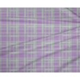 thumbnail image 4 of oneOone Polyester Lycra Fabric Check Kasuri Printed Fabric 1 Yard 56 Inch Wide, 4 of 4