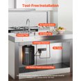 thumbnail image 4 of VEVOR Garbage Disposal Air Switch Kit 2.5" Air Button for Food Waste Disposal, 4 of 9