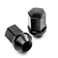 thumbnail image 2 of Krator 20 Pcs Écrous de Roue Noirs 9/16 Pouces-18 22mm Siège Conique Hexagonal - Longueur Totale : 1.5 Pouces, 2 of 3