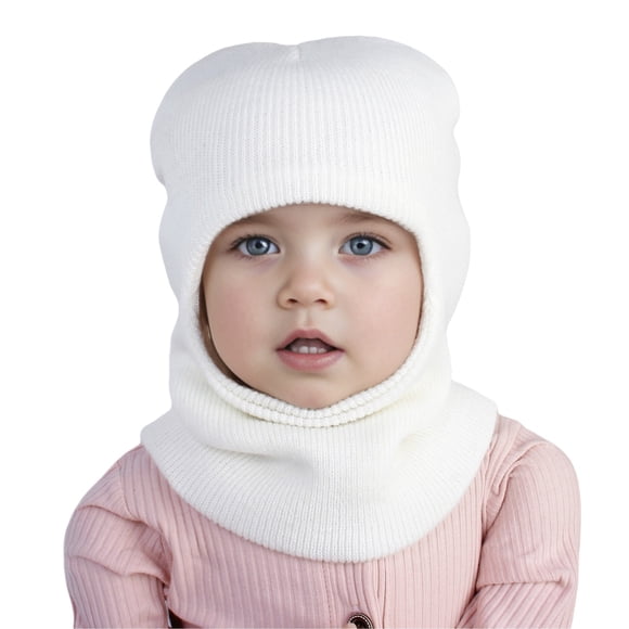 Baby Winter Hat Scarf Set Toddler Beanie Hats Girl Boy with Neck Warmer Beanie for Kids Knit Warm for Cold Weather