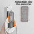 thumbnail image 3 of 3Pcs Self Adhesive Power Strip Holder Fixator Cable Organizer Clips Punch Free Socket Stand for Kitchen Home Office, 3 of 7