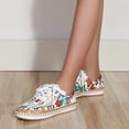 thumbnail image 2 of Summer Ladies Shoes Lace-up Zipper Design Colorful Printed Platform Casual Sneakers, 2 of 9