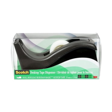 Scotch® Desktop Tape Dispenser C60, with Scotch® Magic™ Tape