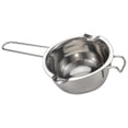 thumbnail image 3 of Lipstore Stainless Steel Double Boiler Pot 400ml Cooking Pot 400ml with Handle Large Capacity Steel Melting Pot, for Butter Restaurant 304 Stainless Steel, 3 of 8