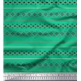 thumbnail image 1 of Soimoi Velvet Fabric Geometric Southwestern Fabric Prints by Yard 58 Inch Wide, 1 of 3
