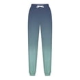 thumbnail image 3 of Erwazi Sweatpants for Women Gradient Printed Drawstring Loose Joggers with Pockets Fall Winter Comfy Workout Gym Running Pants, 3 of 3