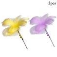 thumbnail image 1 of 2PCS Cat Feather Teaser Interactive Belle Chat Jouet Interactif Chat Teaser Baguette, 1 of 10