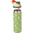 thumbnail image 3 of Owala Stainless Steel Water Bottle 24 oz - Spring Green flowers, 3 of 8
