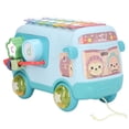 thumbnail image 2 of Bus Musical Xylophone, Bus Musical Cultiver la Conscience Spatiale Éviter Automatiquement les Obstacles pour Enfants pour la Maison Vert, 2 of 8