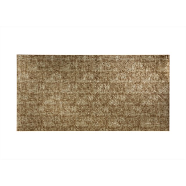 Fasade Alphabet Bermuda Bronze Wall Panel 4' x 8'