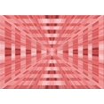 thumbnail image 1 of Ahgly Company Tapis d'Intérieur Lavables en Machine, Rectangle de Transition Rose Corail Clair, 5' x 8', 1 of 7