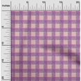 thumbnail image 2 of oneOone Rayon Light Pink Fabric Check Craft Projects Decor Fabric Printed By The Yard 56 Inch Wide, 2 of 4