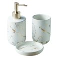 thumbnail image 1 of Abbracc Bathroom Accessories Set CERAMIC Lotion Dispenser Soap Dispenser White 3Pcs, 1 of 8