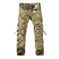 thumbnail image 1 of CEHVOM Men's Loose Multi-Pocket Washed Overalls Outdoor Casual Pants Trousers, 1 of 4