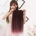 thumbnail image 4 of Lubelski Postiche pour Femmes à Clipser, Cheveux Longs Lisses, Extensions, Cosplay, Fête, Couleurs Assorties, 4 of 7