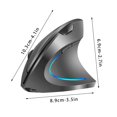 thumbnail image 3 of Rbaofujie Gaming Mouse Vertical Mouse Laptop Desktop USB Wireless Game Mouse Rechargeable Mouse, 3 of 8