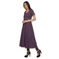 thumbnail image 2 of Moomaya Kurta à Manches Courtes Uni Femmes Robes d'Été Longues Kurti Robe Ethnique, 2 of 6