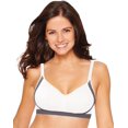 thumbnail image 1 of Hanes Womens X-Temp Foam Wirefree Bra, M, White/excalibur, 1 of 2