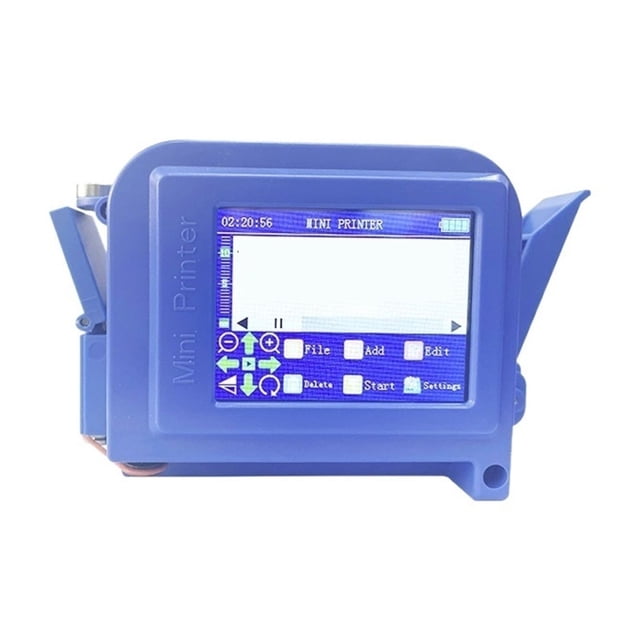 Printer Jet, 26 Languages 12.7mm QR Bar Code Logo Label Mini Portable Handheld Thermal Inkjet Printer ,Fast Printing