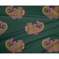 thumbnail image 4 of oneOone Polyester Lycra Fabric Fish Block Print Sewing Fabric BTY 56 Inch Wide, 4 of 4