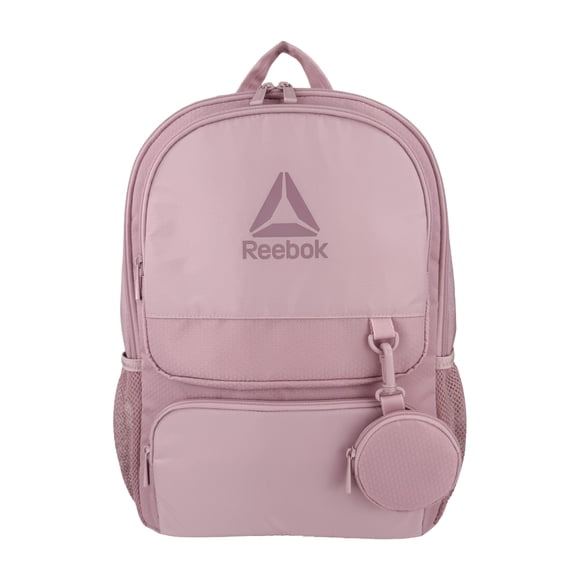 Sac à dos Reebok Paige pour filles avec poche pour monnaie, lilas cendré