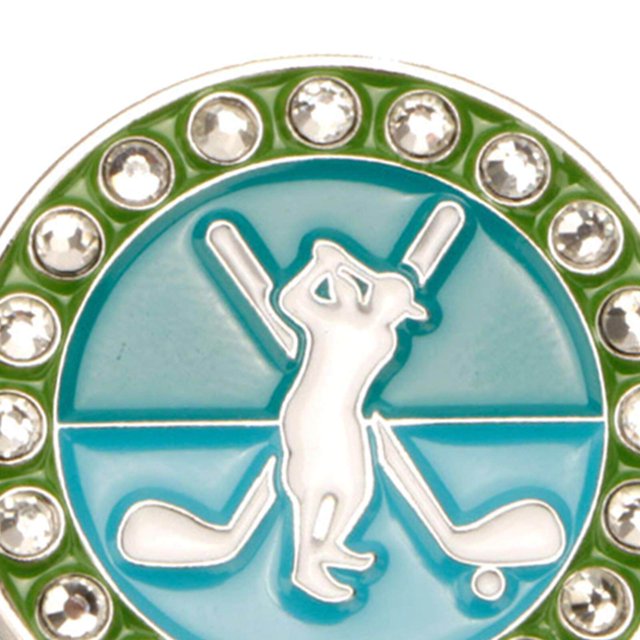 pitrice Zinc Alloy Golf Ball Markers Training Aids Hat Clip Anti-rust Putt Sign C
