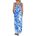 thumbnail image 4 of Robe Soleil Haut pour Femme Robe à Imprimé Intégral Robe Anime à Bretelles Robe à Col Ras du Cou Robe de Maternité pour Séance Photo en Liquidation, 4 of 6