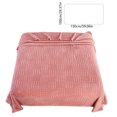 thumbnail image 3 of Fleece Throw Blanket - Breathable Fuzzy Polyester, Sofa Couch Bed Decor, All Seasons Use, Machine Washable, Pink, JKODE, 3 of 8