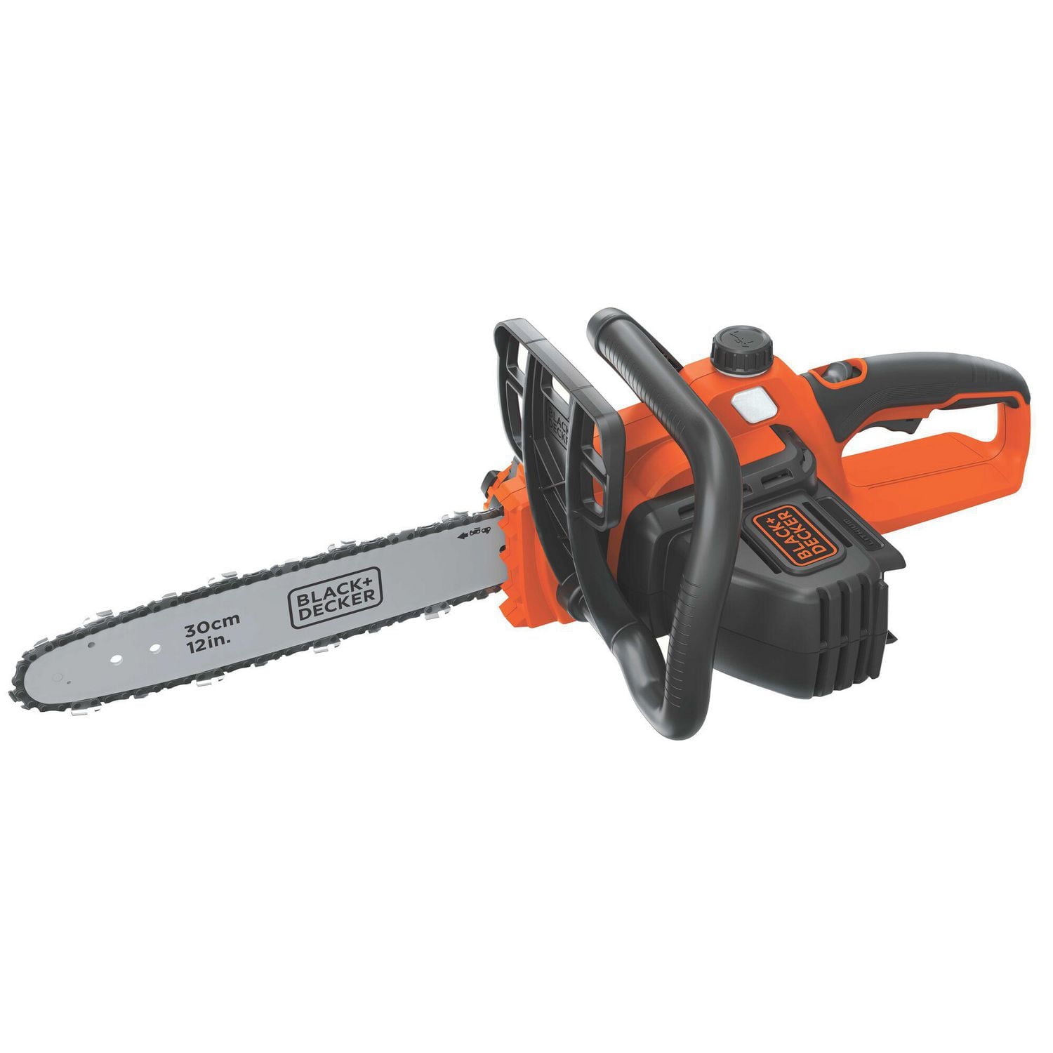 BLACK+DECKER Scie à chaîne sans fil au lithium-ion de 12 po MAX 40 V avec batterie de 2,0 Ah et chargeur inclus.