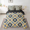thumbnail image 2 of YST Ensemble de Couette Vintage Grand Lit, Literie Patchwork Persane, Décor Style Exotique, 7 Pcs, 2 of 4