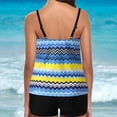 thumbnail image 4 of TIMIFIS Two Piece Tankinis Swimsuits for Women Athletic Swim Tank Top with Boy Shorts Tummys Control Bathing Suits, 4 of 8