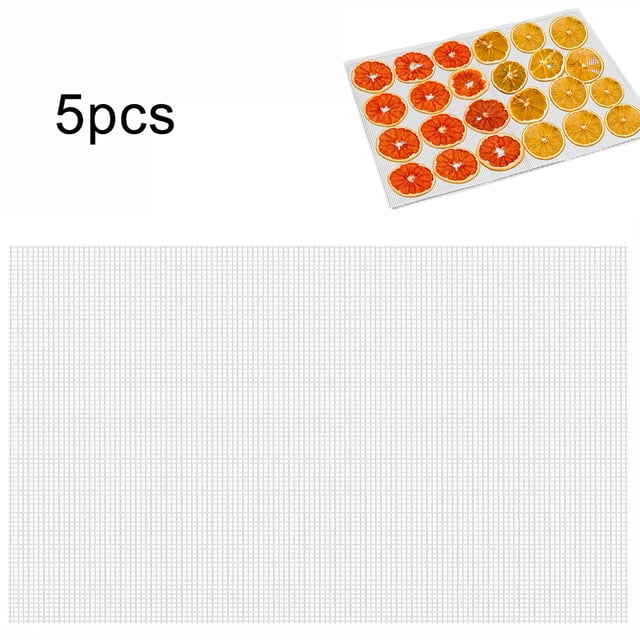 Silicone Dehydrator Sheets,Kitchen Non Stick Silicone Reusable Food Dehydrator Sheets Dryer Mesh Highly Recommended
