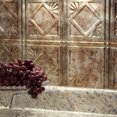 thumbnail image 2 of Fasade Decorative Vinyl Backsplash Kit, Bermuda Bronze, 15 sq ft Coverage, 2 of 6