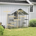 thumbnail image 3 of PawHut Walk-in Catio Outdoor Cat Enclosure with Waterproof Cover, 3 of 10