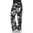 thumbnail image 2 of White Mark Women's Floral Palazzo Pants, 2 of 5