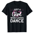 thumbnail image 1 of AALJY T-shirt de Danse Cool pour Femmes Adolescentes, Danse Jazz, Cours de Danse, T-shirt Décontracté Mode, 1 of 5