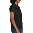 thumbnail image 3 of Hanes Polo de Performance Sport Cool DRI pour Femmes, 2TG, Noir, 3 of 4