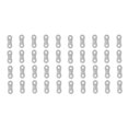 thumbnail image 4 of yingyy 20 Pieces Fastener Buckles Parachute Cord Buckle Wear-resistant Pull Rope Adjuster Outdoor Large Awning Wind Ropes Stopper Silver 2Set, 4 of 6