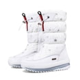 thumbnail image 2 of Kcodviy Women's Winter Solid Color Snow Boot for Women Thick Soled and Fleece Women Snow Boots Size 8 Protective Snow Boots Slip Short Snow Boots for Women Low Heel on Boots, 2 of 5