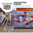thumbnail image 2 of HLONK 1 Rouleau Rubans Adhésifs Strass Bling Rouleau Strass Bricolage Vêtements Artisanat, 2 of 5