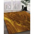 thumbnail image 3 of Ahgly Company Tapis d'Intérieur Lavable en Machine Carré Rouge Safran, 7 Pieds Carré, 3 of 7