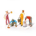 thumbnail image 2 of Baohd 1:87 Miniature People Figurines for Scene Layout Accessories Yellow, 2 of 9
