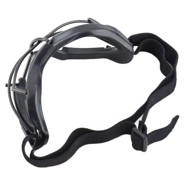 Hockey Protective Goggle, Silicone Ferroalloy Anti Slip Texture Lacrosse Goggles Tightly Attached  for Training