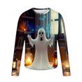 thumbnail image 4 of Pisexur Chandails en Molleton d'Halloween pour Hommes, Chandails en Molleton Graphiques Surdimensionnés, Manches Longues, Pull Décontracté, Col Rond, Grande Taille, S-6TG, 4 of 5